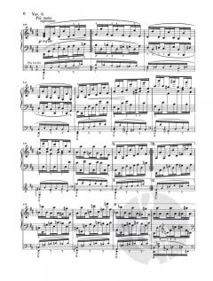 Variationen op. 21, Nr. 1 und 2 von Johannes Brahms 