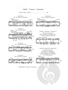 Variationen für Klavier von Johannes Brahms im Alle Noten Shop kaufen