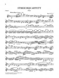 Streichquartette op. 44, 1-3 von Felix Mendelssohn Bartholdy im Alle Noten Shop kaufen (Stimmensatz)