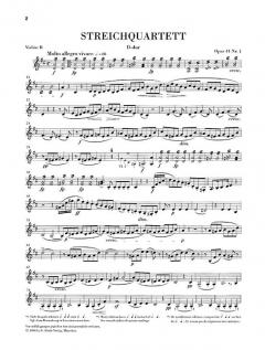 Streichquartette op. 44, 1-3 von Felix Mendelssohn Bartholdy im Alle Noten Shop kaufen (Stimmensatz)