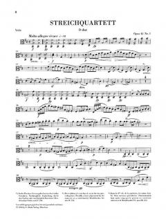 Streichquartette op. 44, 1-3 von Felix Mendelssohn Bartholdy im Alle Noten Shop kaufen (Stimmensatz)