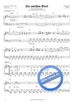 Ein weisses Boot von Fantasy 