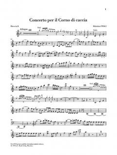 Hornkonzert D-Dur Hob. VIId:3 von Joseph Haydn für Horn und Orchester