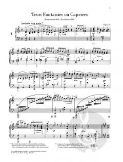 Trois Fantaisies ou Caprices op. 16 von Felix Mendelssohn Bartholdy 