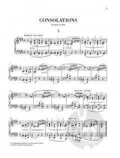 Consolations von Franz Liszt 