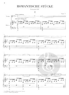 Romantische Stücke op. 75 von Antonín Dvorák für Klavier und Violine im Alle Noten Shop kaufen