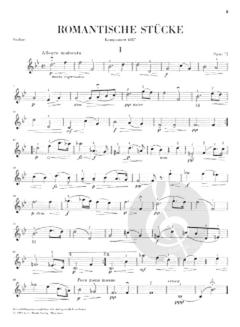 Romantische Stücke op. 75 von Antonín Dvorák für Klavier und Violine im Alle Noten Shop kaufen