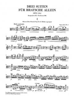 3 Suiten für Viola solo op. 131 d von Max Reger im Alle Noten Shop kaufen