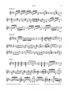 60 Variationen über Barucabà von Niccolò Paganini für Violine und Gitarre op. 14 im Alle Noten Shop kaufen