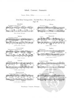 10 kleine Vortragsstücke op. 44 von Max Reger 