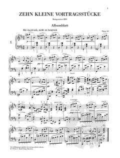 10 kleine Vortragsstücke op. 44 von Max Reger 