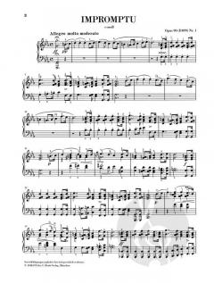 Impromptu c-moll op. 90,1 D 899 von Franz Schubert 