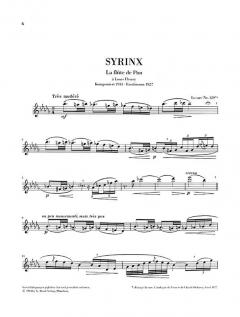 Syrinx (La Flûte de Pan) von Claude Debussy für Flöte solo im Alle Noten Shop kaufen
