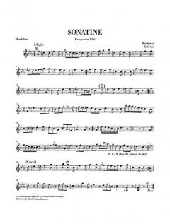 Werke für Mandoline und Klavier von Ludwig van Beethoven im Alle Noten Shop kaufen