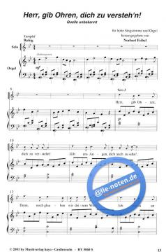 Ein jedes Lied ist ein Gebet 