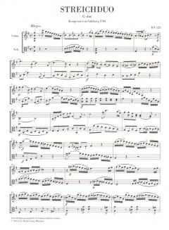 Streichduos von Wolfgang Amadeus Mozart im Alle Noten Shop kaufen