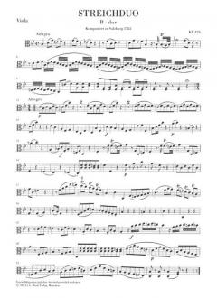 Streichduos von Wolfgang Amadeus Mozart im Alle Noten Shop kaufen