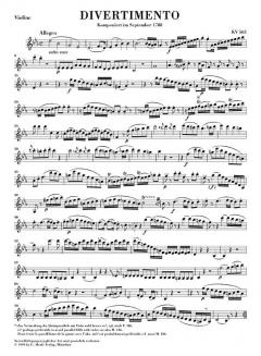 Streichtrio Es-Dur KV 563 von Wolfgang Amadeus Mozart im Alle Noten Shop kaufen (Stimmensatz)