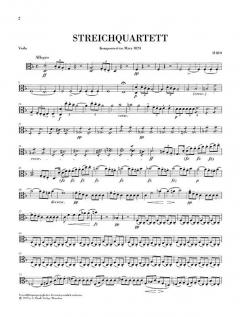 Streichquartett d-moll D 810 von Franz Schubert im Alle Noten Shop kaufen (Stimmensatz)