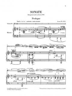 Sonate für Violoncello und Klavier d-Moll von Claude Debussy im Alle Noten Shop kaufen