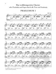 Präludium und Fuge in C-Dur BWV 846 von Johann Sebastian Bach 