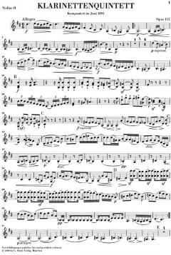 Klarinettenquintett h-moll op. 115 (Johannes Brahms) 