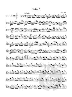 6 Suiten für Violoncello solo von Johann Sebastian Bach im Alle Noten Shop kaufen - HN666