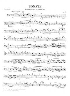 Sonate für Klavier und Violoncello B-dur op. 45 von Felix Mendelssohn Bartholdy im Alle Noten Shop kaufen