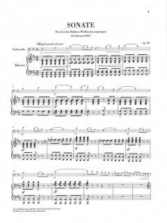 Sonate für Klavier und Violoncello D-dur op. 58 von Felix Mendelssohn Bartholdy im Alle Noten Shop kaufen