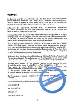 Schule für Ophicleide von Erhard Schwartz 