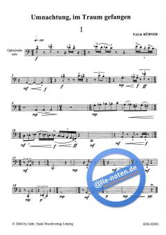 Umnachtung, im Traum gefangen für Ophicleide von Falk Hübner 