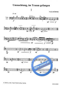 Umnachtung, im Traum gefangen für Tuba von Falk Hübner im Alle Noten Shop kaufen