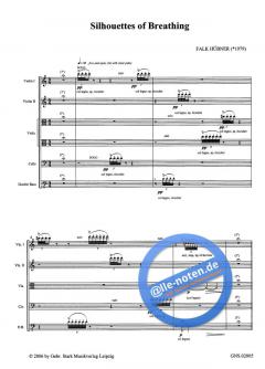 Silhouettes of Breathing von Falk Hübner 