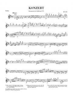 Violinkonzert Nr. 4 D-Dur KV 218 von Wolfgang Amadeus Mozart im Alle Noten Shop kaufen - HN680