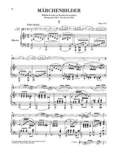 Märchenbilder op. 113 von Robert Schumann für Viola und Klavier (Fassung für Violine) im Alle Noten Shop kaufen