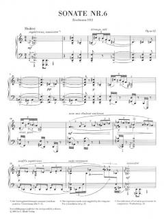 Klaviersonate Nr. 6 op. 62 von Alexander Skrjabin im Alle Noten Shop kaufen