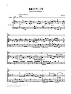 Violinkonzert Nr. 2 D-Dur KV 211 von Wolfgang Amadeus Mozart im Alle Noten Shop kaufen