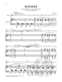Violinkonzert g-moll op. 26 von Max Bruch im Alle Noten Shop kaufen - HN708