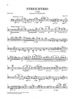 Streichtrios op. 77b und 141b von Max Reger im Alle Noten Shop kaufen (Stimmensatz)