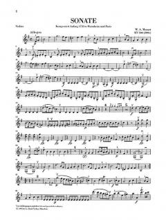 Violinsonate e-moll KV 304 (300c) von Wolfgang Amadeus Mozart im Alle Noten Shop kaufen