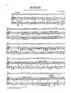 Violinsonate e-moll KV 304 (300c) von Wolfgang Amadeus Mozart im Alle Noten Shop kaufen