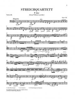 Streichquartett F-dur op. 135 von Ludwig van Beethoven im Alle Noten Shop kaufen (Stimmensatz)