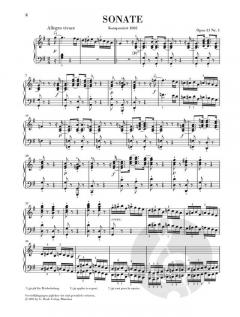 Klaviersonate G-Dur op. 31,1 von Ludwig van Beethoven im Alle Noten Shop kaufen