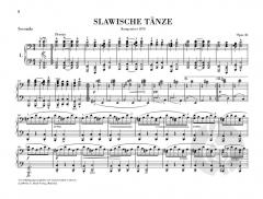 Slawische Tänze op. 46 von Antonín Dvorák für Klavier zu vier Händen im Alle Noten Shop kaufen