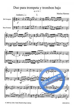 Duo para Trompeta y Trombon bajo (Marlon Herrera) 