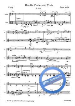 Duo para violin y viola von Jorge Gustavo Mejia 