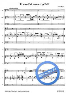 Trio en Fa menor op. 2 # 1 (Javier Reyes) 