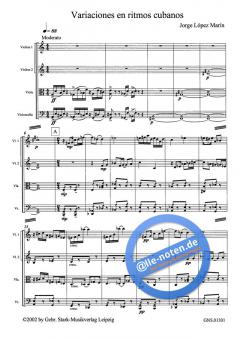 Variaciones en ritmos cubano von Jorge López Marin 