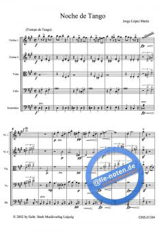 Noche de Tango für Streichorchester von Jorge López Marin im Alle Noten Shop kaufen