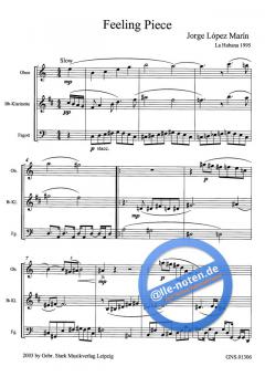 Feeling piece von Jorge López Marin für Holzbläser Trio im Alle Noten Shop kaufen